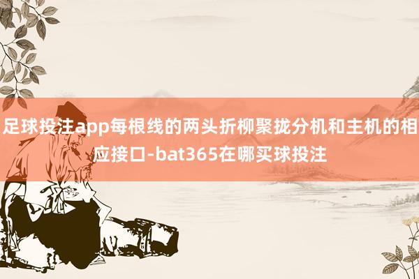 足球投注app每根线的两头折柳聚拢分机和主机的相应接口-bat365在哪买球投注