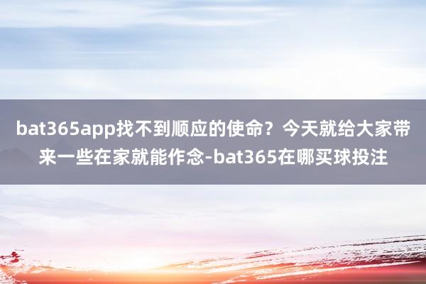 bat365app找不到顺应的使命？今天就给大家带来一些在家就能作念-bat365在哪买球投注